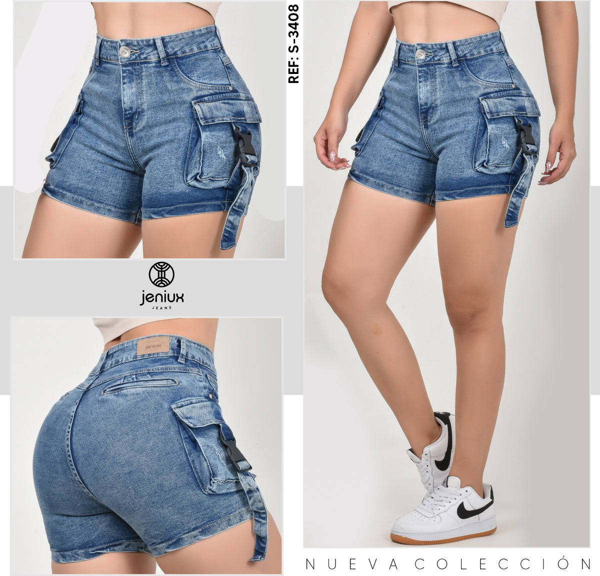 Pantalones cortos Mujer SANDY 9010-JEAN S'QUISE