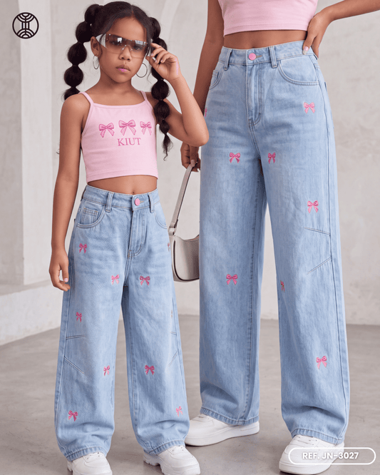 JEANS BAGGY NIÑA REF. JN-3027