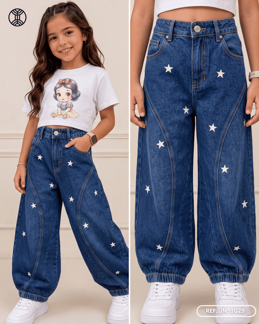 JEANS BAGGY NIÑA REF. JN-3029