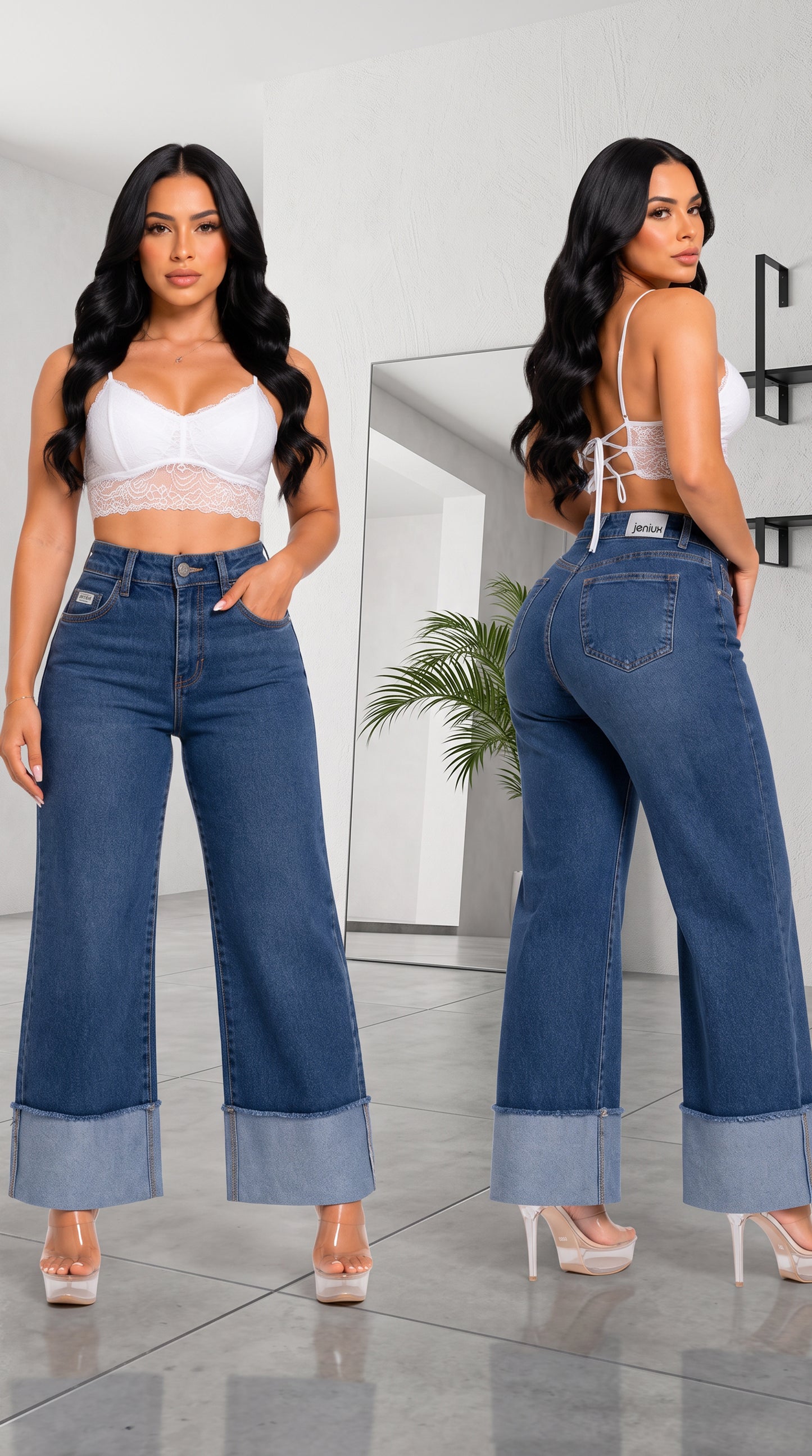 jeans palazzo ref.  j-002