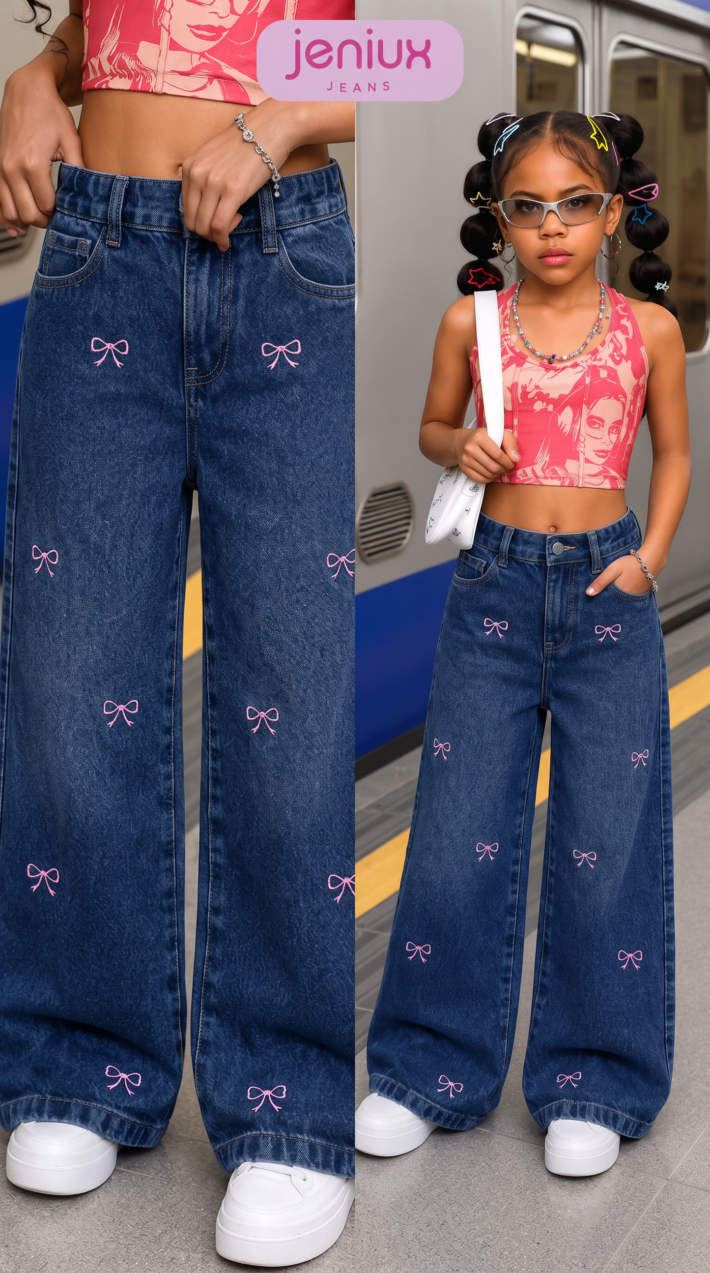 jeans palazzo niña ref. n-3002*