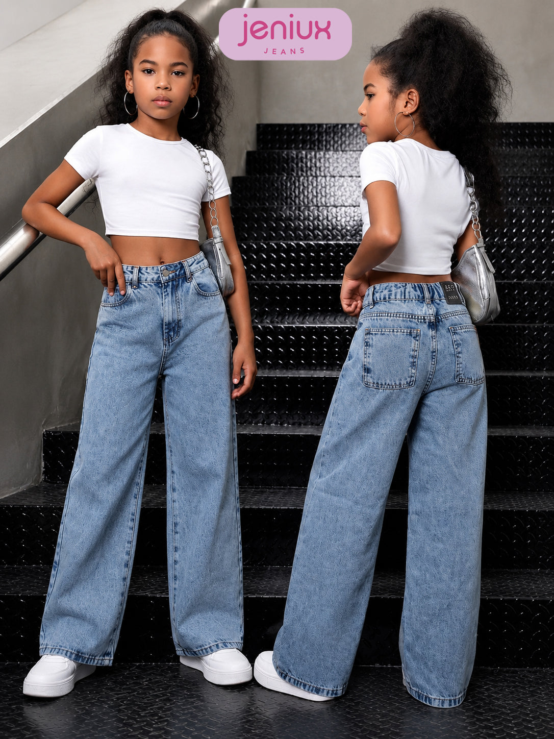 jeans palazzo niña ref. n-3008*