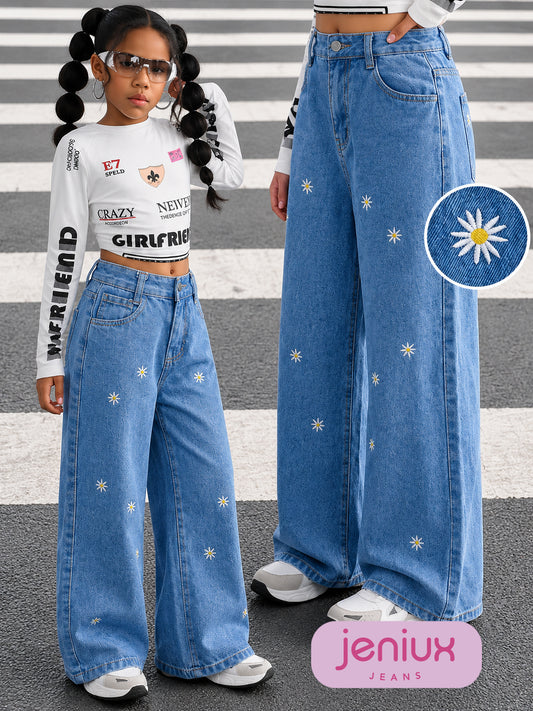 JEANS PALAZZO NIÑA REF. N-002